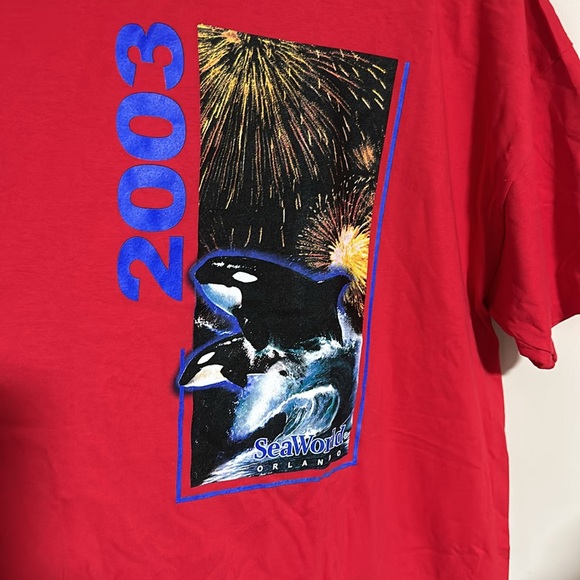 Vintage seaworld Tee size XXL - Picture 2 of 4